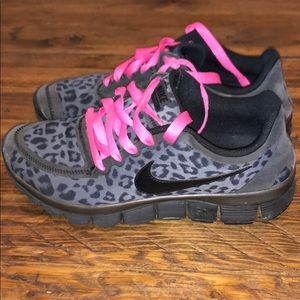 Nike Women’s Animal Leopard Print Black Sneakers